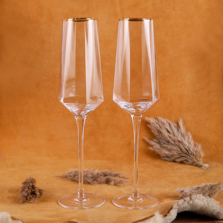 Sweet Party Champagne Flute Glass - Set of 2