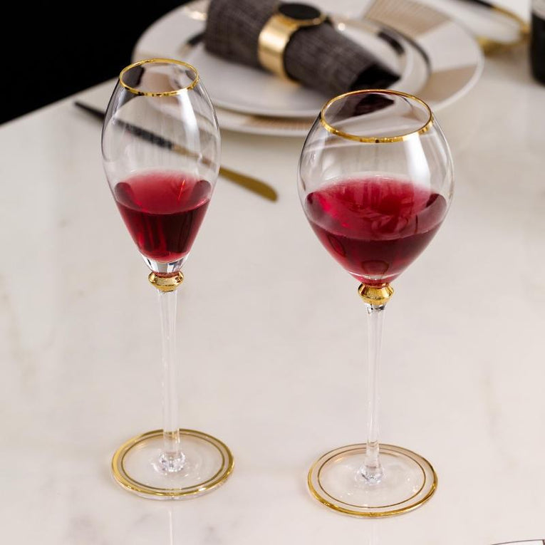 Sleek Attraction Carbernet Wine Glass - Set of 2