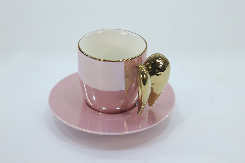 THE ANGEL TEA CUP - GOLD - SET OF 2