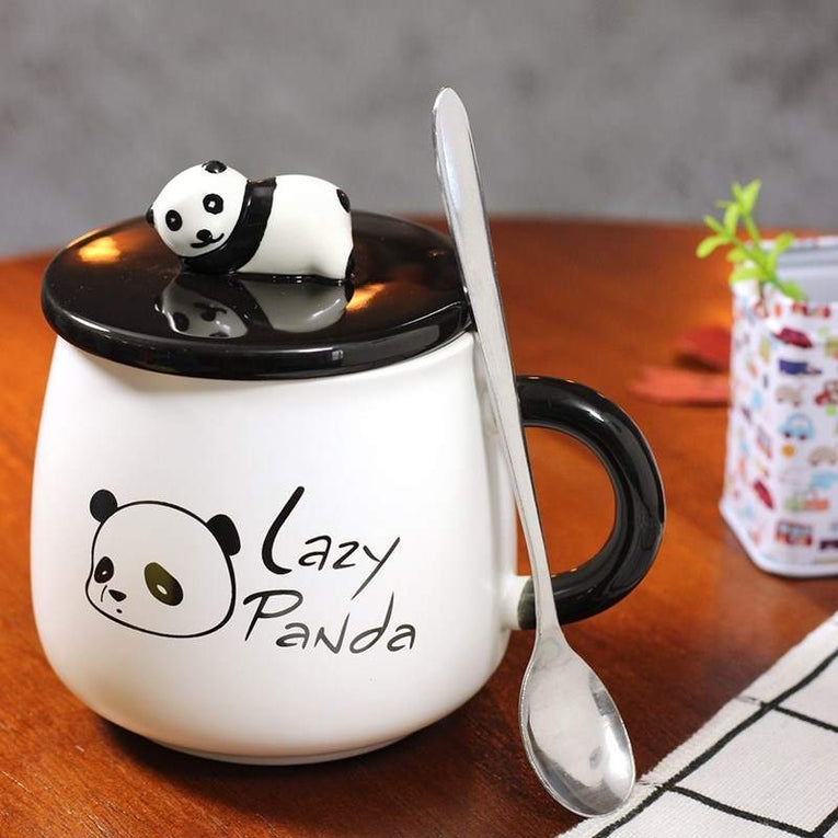 SWIRL THE PANDA-TEA & COFFEE CUP - SET OF 2