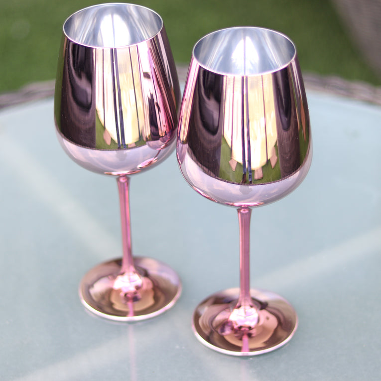 Luxury style champagne and wine glass - Set of 2