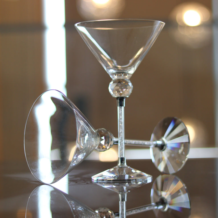 High Quality Crystal Martini Cocktail glass- Set of 2